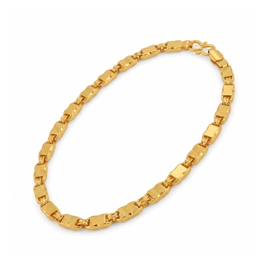 Elegant unisex gold link necklace for everyday and occasion wear