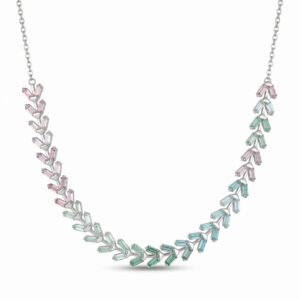 Midnight Baroque Pearl Necklace with Natural Dark Freshwater Pearls