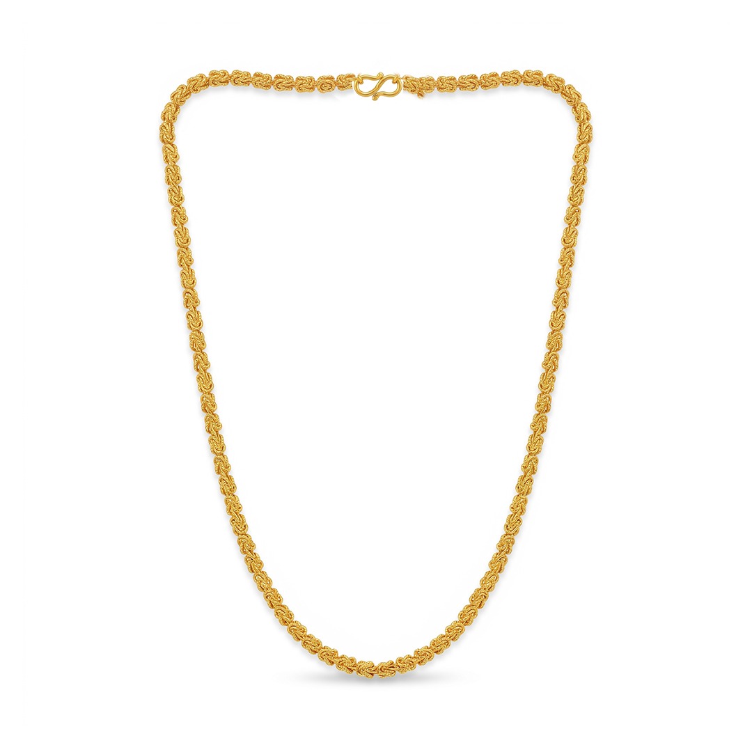 WhatsApp Image 2026-06-19 at 2.47.48 PM Handcrafted 22K yellow gold rope-twist chain necklace for men with traditional S-hook clasp